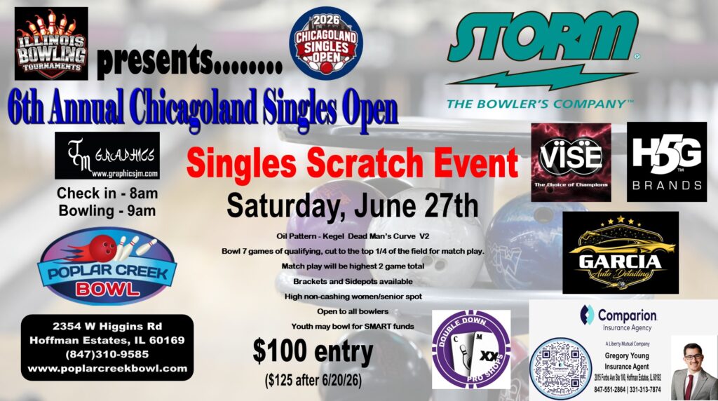 6th Annual Chicagoland Singles Tournament